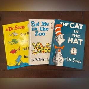 Dr. Seuss Yellow and Blue Learning Books